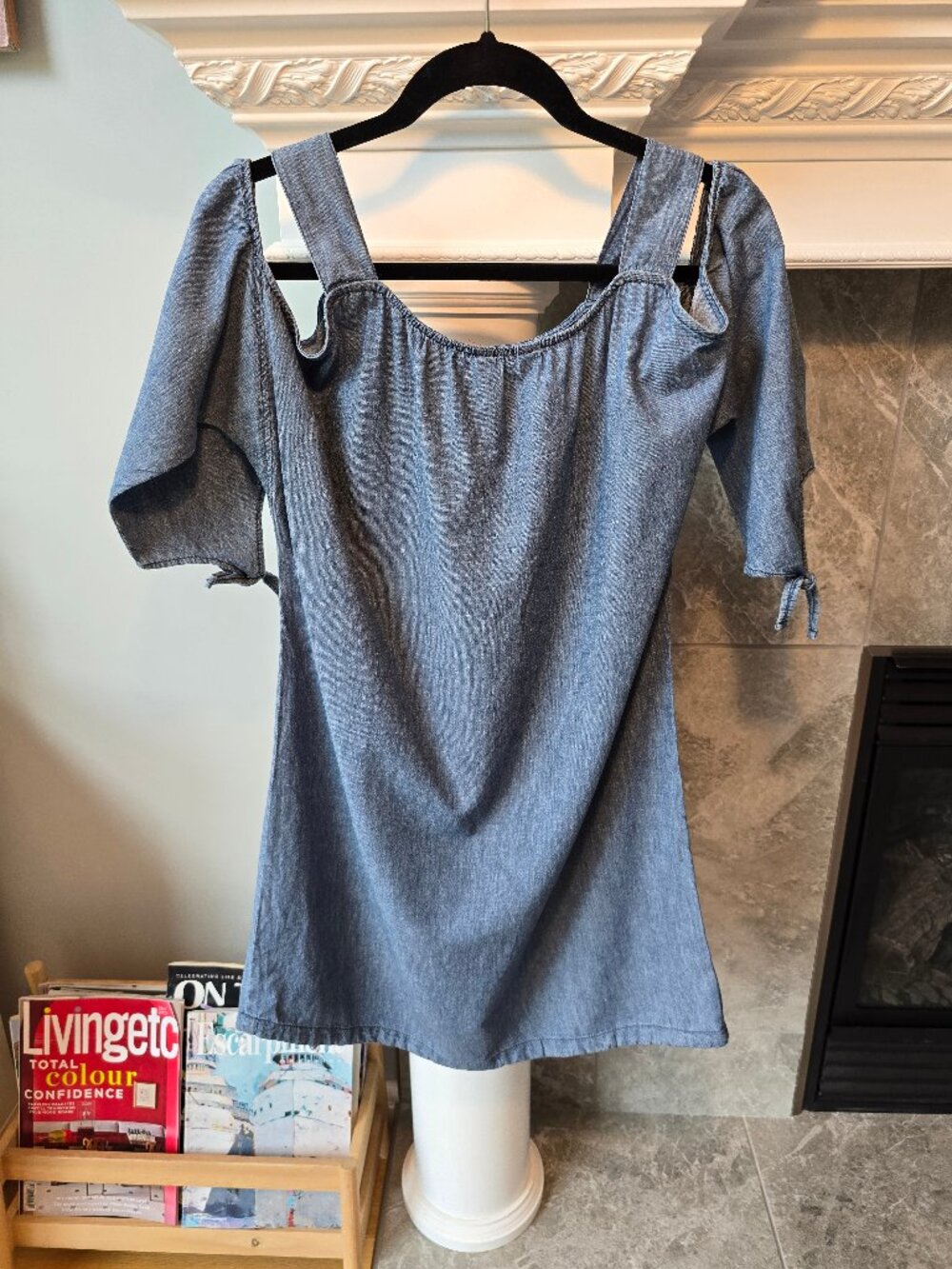 Denver Hayes denim style  cotton linen chambray medium - Picture 2 of 8